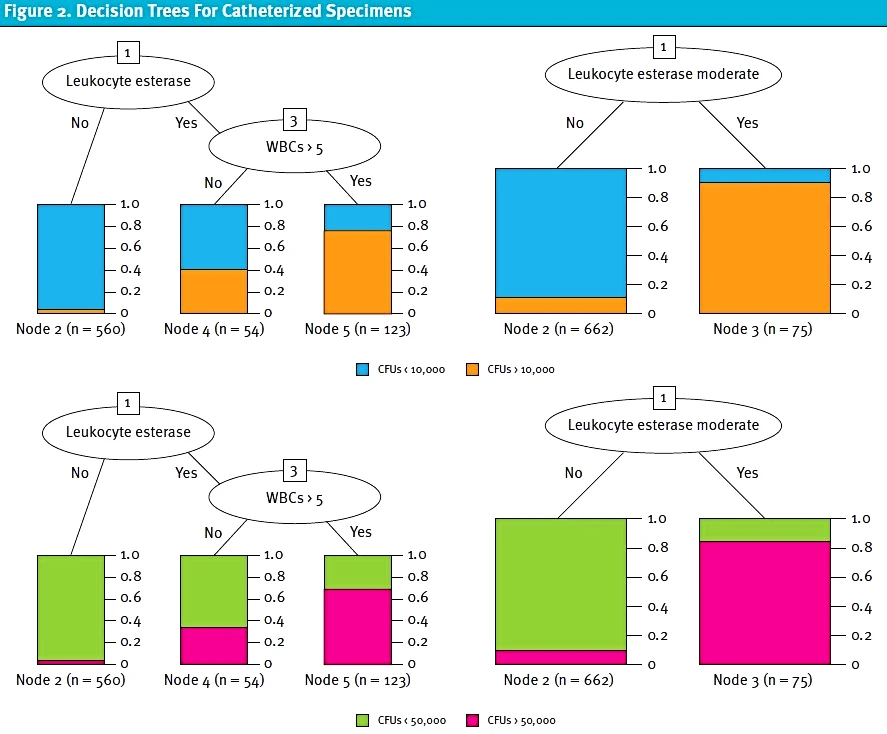 POSITIVE URINALYSIS CRITERIA USING A MACHINE LEARNING APPROACH